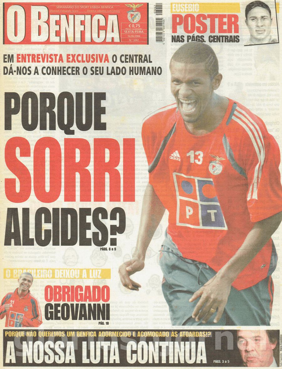 jornal o benfica 3242 2006-06-16